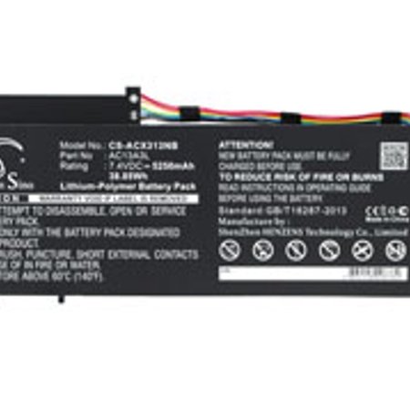 ILC Replacement for Acer Travelmate X313-m Battery TRAVELMATE X313-M